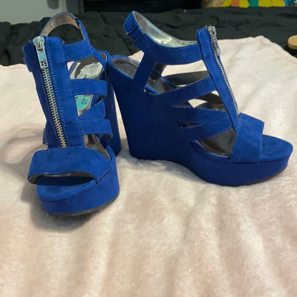 Blue wedges